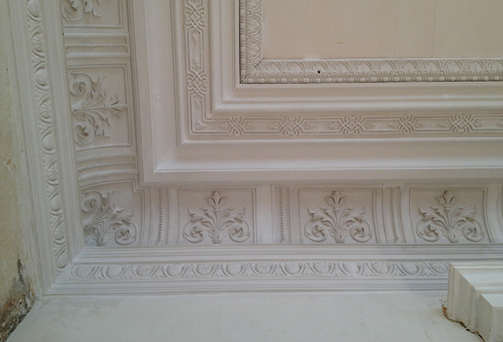 Ceiling plastering